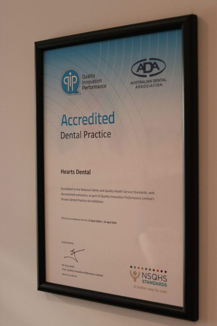 Our QIP dental practice accreditation